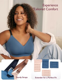 Foto 5 | Foto 5 | Sujetador De Lactancia Momcozy 3.0 Jelly Strip Lift Support Nordic Blue - Venta Internacional.