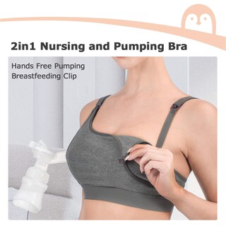 Foto 3 | Foto 3 | Sujetador Momcozy Pumping Bra, Manos Libres, 2 Unidades, Algodón - Venta Internacional.