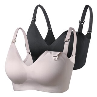 Foto 1 | Foto 1 | Sujetador De Lactancia Momcozy Seamless, Paquete De 2 Unidades, Cómodo Para Mujer - Venta Internacional.