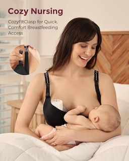 Foto 3 | Foto 3 | Sujetador Momcozy Para Extractor De Leche Portátil, Negro - Venta Internacional.