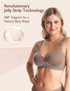 Foto 3 | Foto 3 | Sujetador De Lactancia Momcozy Seamless Pregnancy Maternity Marrón Oscuro - Venta Internacional.