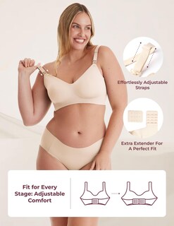 Foto 4 | Foto 4 | Sujetador De Lactancia Momcozy Seamless Ultra Comfort Maternity Nude - Venta Internacional.