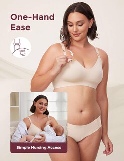 Foto 5 | Foto 5 | Sujetador De Lactancia Momcozy Seamless Ultra Comfort Maternity Nude - Venta Internacional.