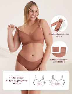 Foto 4 | Foto 4 | Sujetador De Lactancia Momcozy Yn21 Seamless Ultra Comfort Maternity - Venta Internacional.
