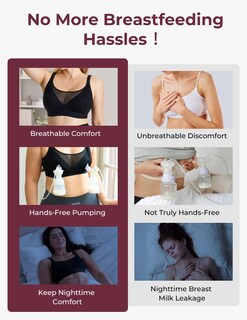Foto 7 | Foto 7 | Sujetador De Bombeo Y Lactancia Momcozy Hf018 Para 36c-44g Negro - Venta Internacional.
