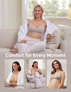 Foto 5 | Foto 5 | Sujetador De Lactancia Momcozy Seamless, Paquete De 2 Unidades, Cómodo Para Mujer - Venta Internacional.
