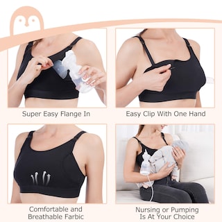 Foto 2 | Foto 2 | Sujetador Momcozy Pumping Bra, Manos Libres, 2 Unidades, Algodón - Venta Internacional.