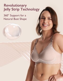 Foto 3 | Foto 3 | Sujetador De Lactancia Momcozy Seamless Pregnancy Maternity Brown - Venta Internacional.
