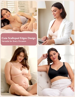 Foto 5 | Foto 5 | Sujetador De Lactancia Momcozy Seamless Pregnancy Maternity Brown - Venta Internacional.