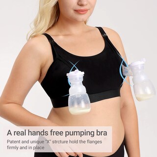 Foto 2 | Foto 2 | Sujetador Momcozy Pumping Bra, Manos Libres, 3 Unidades, Algodón - Venta Internacional.