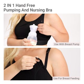 Foto 3 | Foto 3 | Sujetador Momcozy Pumping Bra, Manos Libres, 3 Unidades, Algodón - Venta Internacional.