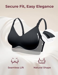 Foto 3 | Foto 3 | Sujetador De Lactancia Momcozy Yn21 Pregnancy Sleep Black - Venta Internacional.