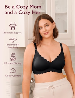 Foto 7 | Foto 7 | Sujetador De Lactancia Momcozy Seamless Para Embarazo Y Maternidad Inalámbrico - Venta Internacional.