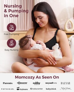 Foto 4 | Foto 4 | Sujetador Momcozy, Manos Libres, Mejorado, Ajustable, Negro - Venta Internacional.