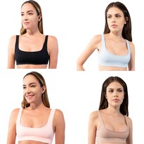 Kit de 4 Tops Deportivos I Love Shape M2076 Multicolor