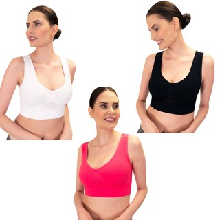 Foto 1 | Foto 1 | Kit 3 Fresh Bra con Encaje I Love Shape 2101 Multicolor