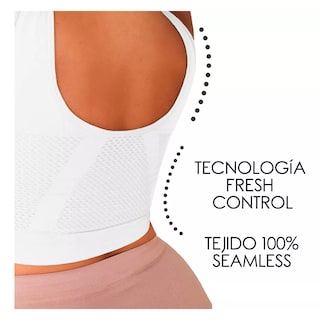 Foto 5 | Foto 5 | Set de Top para Dama 1 de Control + 1 de Descanso + Panty de Regalo Blanco I Love Shape