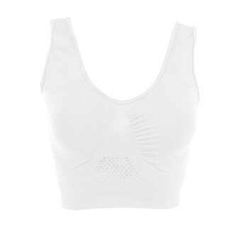 Foto 1 | Foto 1 | Set de Top para Dama 1 de Control + 1 de Descanso + Panty de Regalo Blanco I Love Shape