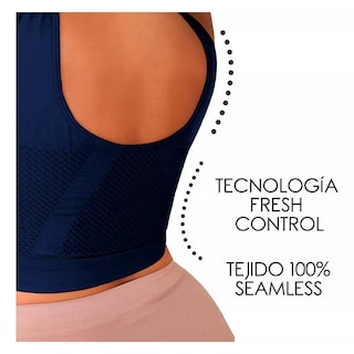 Foto 5 | Foto 5 | Kit 2 Bra Fresh I Love Shape M2224+2024 color Azul 1 de Control más 1 de Descanso y Panty de Regalo