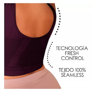 Foto 5 | Foto 5 | 2 Brasier Fresh y un Panty I Love Shape M2224+2024 color Vino para Mujer