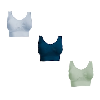 Foto 1 | Foto 1 | Kit De 3 Bra Fresh Colores Aqua I Love Shape M2024 Ch