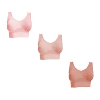 Kit De 3 Bra Fresh Colores Nude I Love Shape M2024 Xxg