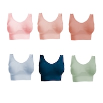 Kit De 6 Bra Fresh Control Colores Verano I Love Shape M2024 M