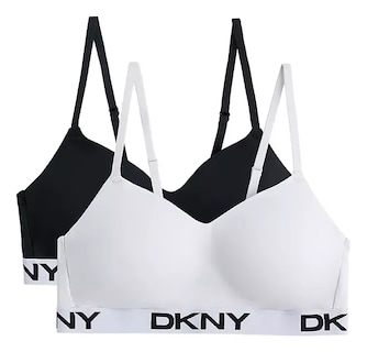 Foto 2 | Foto 2 | Brasier Dkny Mujer 2 Pack Ajustable Copas Removibles Black Aluminium