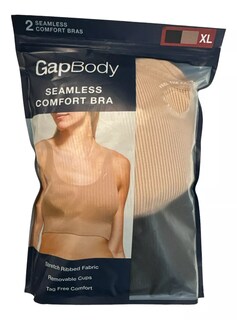Foto 3 | Foto 3 | Top Gap Body Bra Mujer 2 Pack Seamless Brasier Copas Removibles Azul Rosa