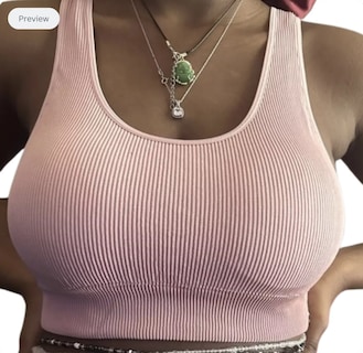 Foto 5 | Foto 5 | 2 Tops Gap Body Seamless Bra Dama Brasier Copas Removibles Oscuro