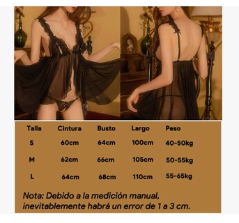 Foto 2 | Foto 2 | Conjunto Sensual De Encaje Pijama Y Ropa Interior Para Mujer