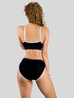 Foto 3 | Foto 3 | Set De Lencería Mujer Brasier Y Calzón Cómodo Casual Set.i-1005 Negro Juego De Ropa Interior Dama