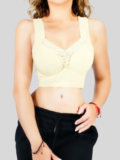Foto 5 | Foto 5 | Brasier Push Up Con Encaje Floral Bra-1001 Beige Soporte Total Y Diseño Cómodo