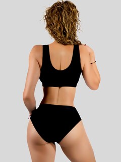 Foto 7 | Foto 7 | Pack De 2 Sets De Lencería Mujer Set.i-1006-px2 Negro Y Gris Claro Brasier Y Calzón Cómodo Casual