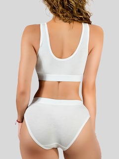 Foto 3 | Foto 3 | Pack De 2 Sets De Lencería Mujer Set.i-1006-px2 Blanco Y Gris Claro Brasier Y Calzón Cómodo Casual