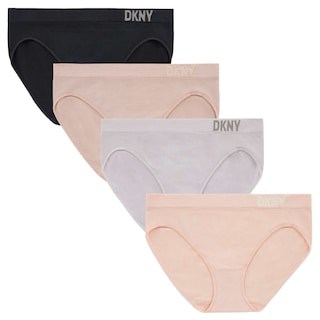 Foto 3 | Foto 3 | Calzones Dkny 4 Pack Rib Bikini Negro Para Mujer