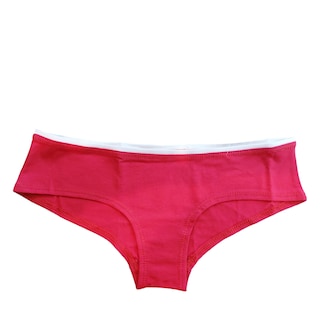 Foto 1 | Foto 1 | Ropa Interior Para Dama Calzón Cachetero Rojo Liso Twins