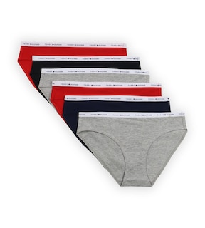 Foto 1 | Foto 1 | Braguitas Tommy Hilfiger De Algodón Para Mujer, Paquete De 6, Talla M - Venta Internacional.