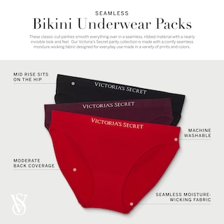Foto 4 | Foto 4 | Paquete De Braguitas De Bikini Sin Costuras De Victoria's Secret Para Mujer - Venta Internacional.