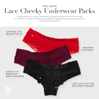 Foto 4 | Foto 4 | Ropa Interior Victoria's Secret Lace Cheeky Minimal Cobertura - Venta Internacional.