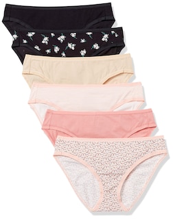 Foto 1 | Foto 1 | Braguitas De Bikini De Algodón Para Mujer Amazon Essentials - Venta Internacional.