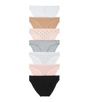 Pack De 7 Bikinis De Algodón Con Ribete De Encaje De Panties Victoria's Secret - Venta Internacional.