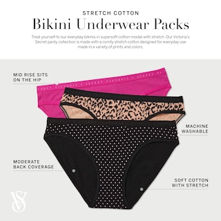 Foto 4 | Foto 4 | Braguitas Victoria's Secret De Algodón Con Cobertura Moderada - Venta Internacional.