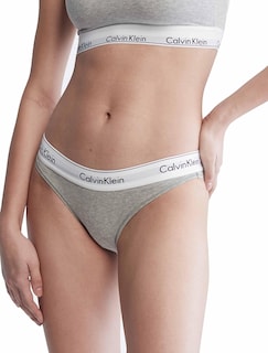 Foto 1 | Foto 1 | Bikini Elástico Calvin Klein de Algodón Gris - Venta Internacional