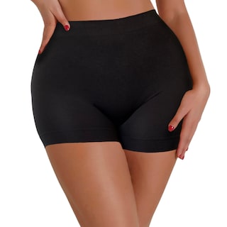 Foto 2 | Foto 2 | Set De 2 Panty Fajas Boxer De Mujer Cyf-08 Negro Y Nude Levanta Gluteos
