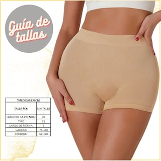 Foto 6 | Foto 6 | Set De 2 Panty Fajas Boxer De Mujer Cyf-08 Negro Y Nude Levanta Gluteos