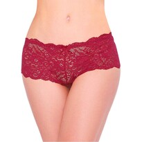 Bóxer De Encaje Ilusión 3418 Rojo
