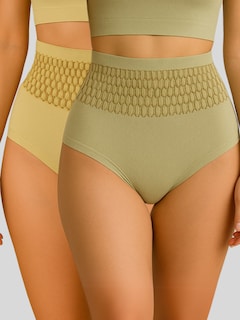 Foto 5 | Foto 5 | Set 2 Panty Faja Mujer Cyf-010-px2 Verde Y Amarillo Moldeadora Con Compresión Zonal