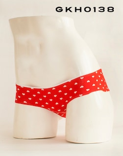 Foto 3 | Foto 3 | Ropa Interior Para Dama Calzón Cachetero Rojo-corazones Twins