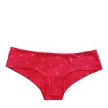 Ropa Interior Para Dama Calzón Cachetero Rojo-pelotas Twins